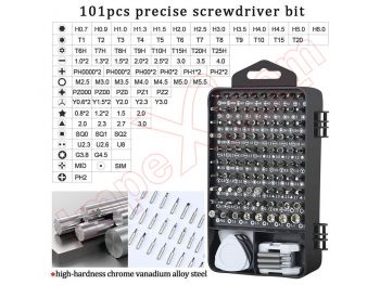110 in 1 magnetic plum screwdriver mobile phone disassembly repair tool
